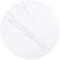 421323 ΕΠΙΦΑΝΕΙΑ ΜΑΡΜΑΡΟ SINTERED STONE, ΑΠΟΧΡΩΣΗ WHITE MARBLE (MDF ΓΙΑ ΣΤΗΡΙΞΗ ΒΑΣΗΣ) Φ70CM/11MM