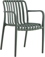 369185 ΠΟΛΥΘΡΟΝΑ ΠΟΛΥΠΡΟΠΥΛΕΝΙΟΥ TIPPY HM5940.07 DARK OLIVE 55X55X81ΥΕΚ.