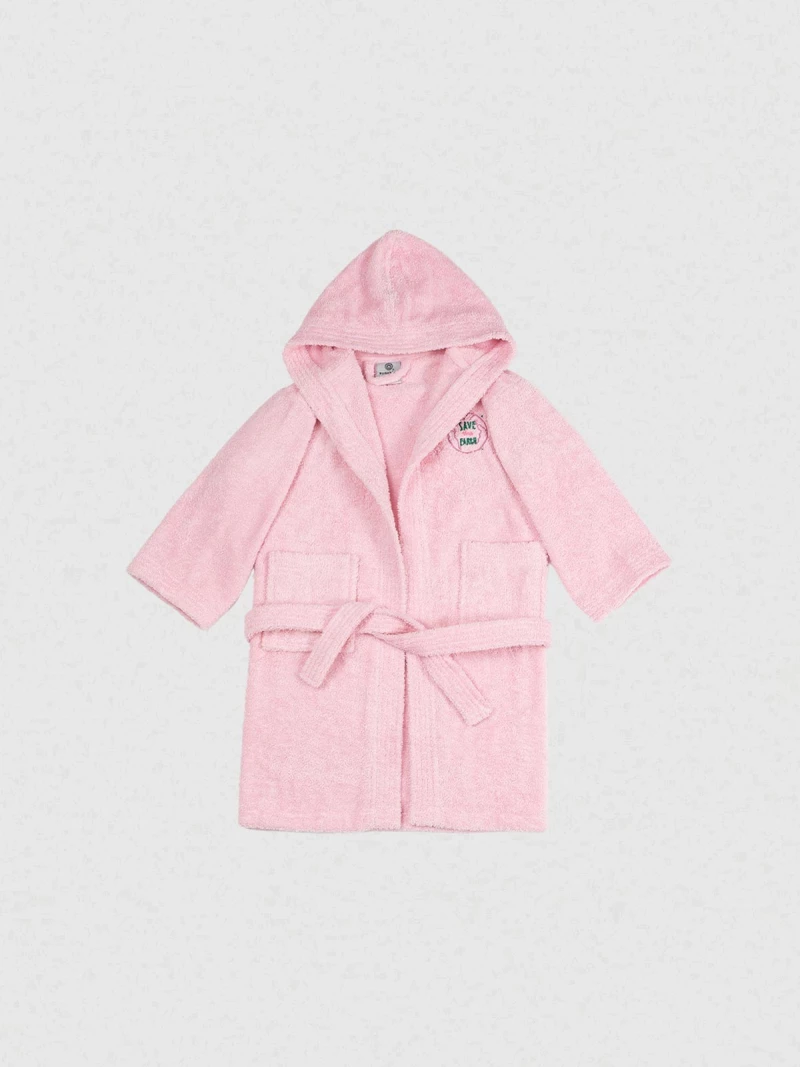 Μπουρνούζι Παιδικό Eco Pink Ηλικία 12-14