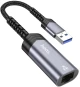 Αντάπτορας  Hoco UA26 USB σε RJ45 OTG 1000Mbps 12.5cm Γκρι