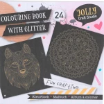 449639 ΒΙΒΛΙΟ ΖΩΓΡΑΦΙΚΗΣ ΜΕ GLITTER ΜΕ 24 ΣΕΛΙΔΕΣ 21X21X0,5ΕΚ.