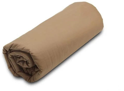 Κατωσέντονο Menta με λάστιχο 5 Brown Υπέρδιπλο (180x200+20)