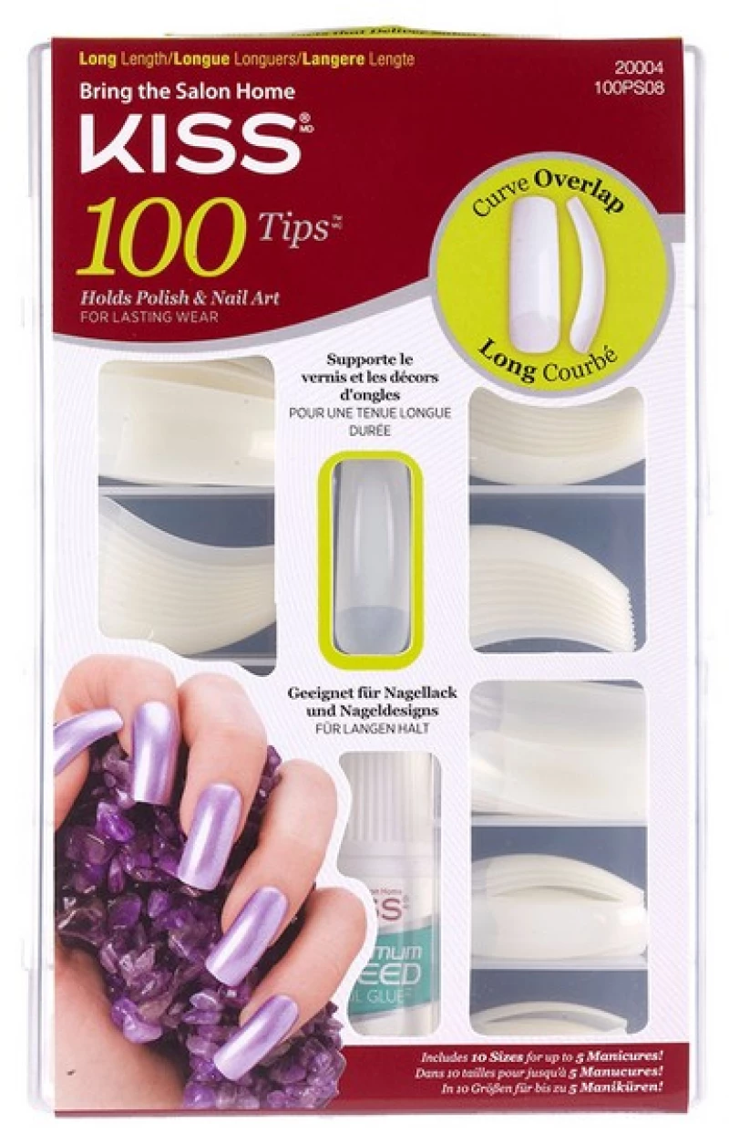 Kiss Fake Curve Overlap Nails 100τμχ