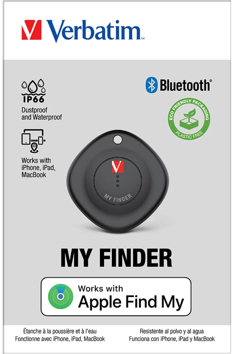Verbatim My Finder Bluetooth Item Finder 1 pack Black