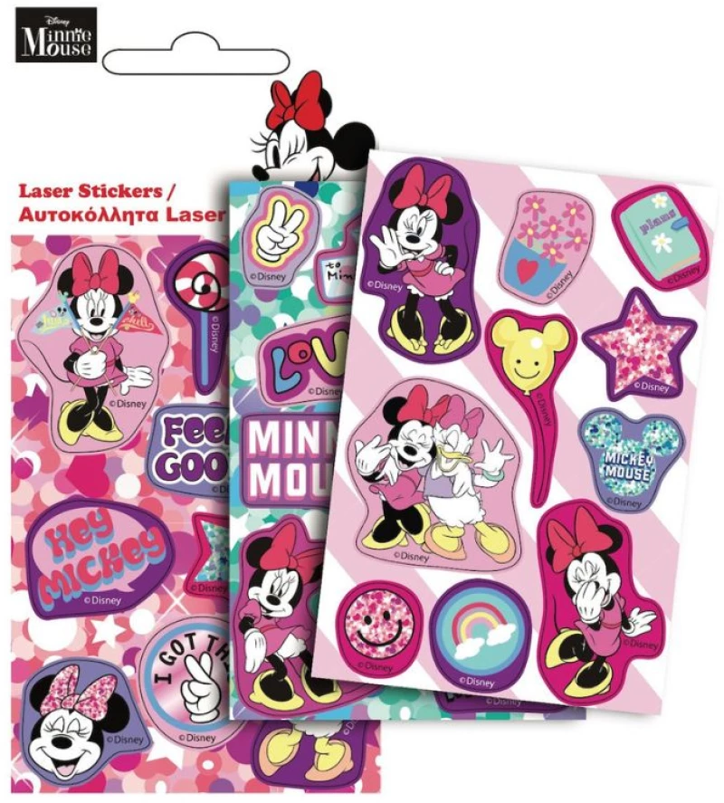 Aυτοκόλλητα Gim Laser Minnie Πολύχρωμα 773-14210