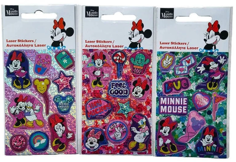 Aυτοκόλλητα Gim Laser Minnie Πολύχρωμα 773-14210