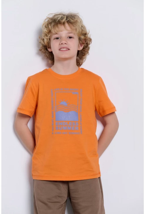 Bdtk Παιδικό κοντομάνικο t-shirt για αγόρια 1241-751628 1241-751628-00371 BODY TALK Μπλε