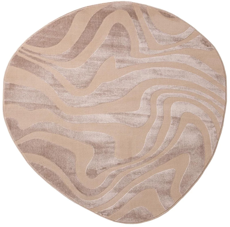 Χαλί μηχανής 133x133 Organic 265 BEIGE Royal Carpet