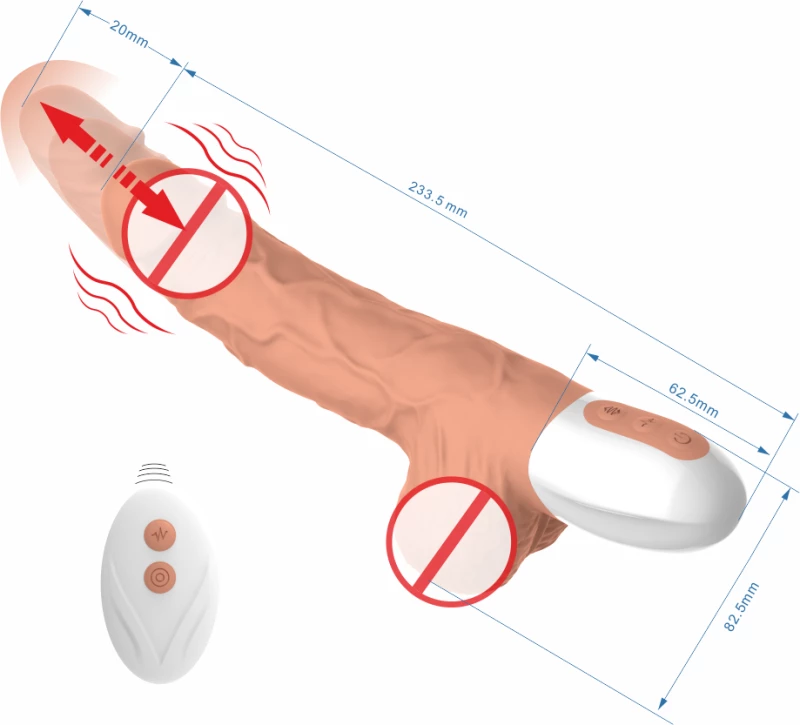 Remote Control  Silicone Vibrator