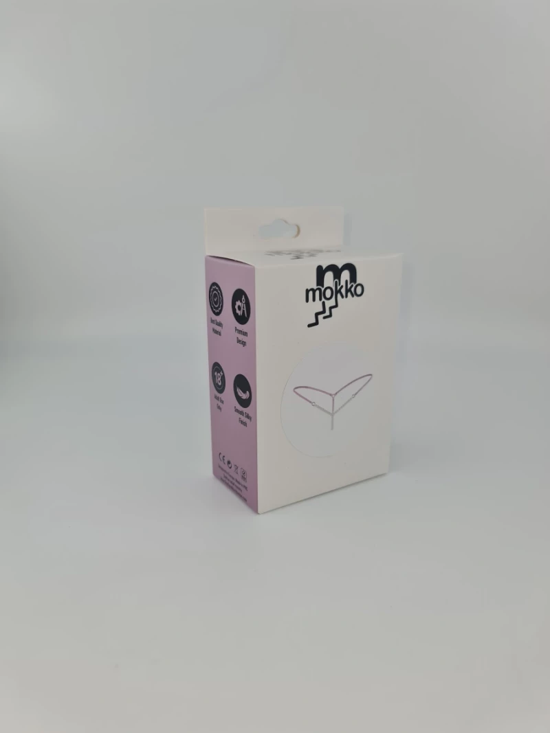 Micro Bikini cu Perle si Inele Roz S/M Mokko Toys
