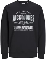 Μπλούζα μακρυμάνικη άνδρικη "Jeans Sweat" μαύρη (Μαύρο)