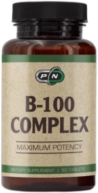 PURE Nutrition USA Vitamin B100 Complex Sustained Release [50 Ταμπλέτες]