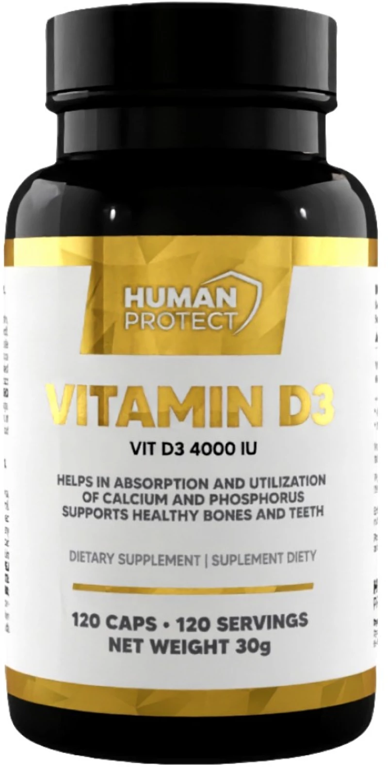 Human Protect Vitamin D3 4000 IU [120 Κάψουλες]