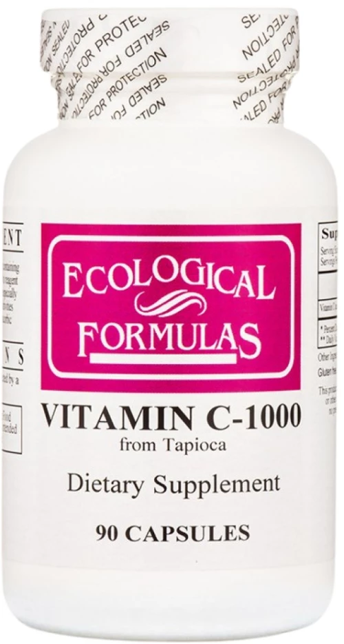 Ecological Formulas Vitamin C | from Tapioca 1000 mg [90 Κάψουλες]
