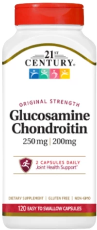 21st Century Glucosamine Chondroitin 250 mg / 200 mg - Original Strength [120 Κάψουλες]