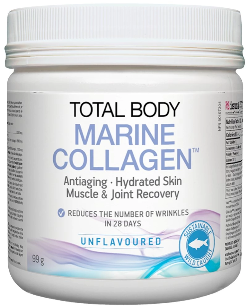 Natural Factors Total Body Marine Collagen™ [99 Γραμμάρια] Άγευστη