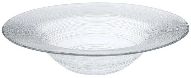 Πιάτο Ζυμαρικών Circle HOR1502K4 24,5x5,5cm Clear Espiel Γυαλί