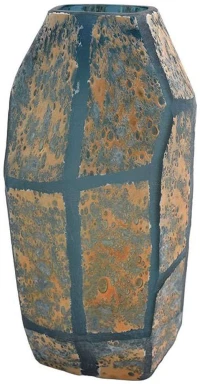 Βάζο 374-124-010 16x15x32cm Multi Γυαλί