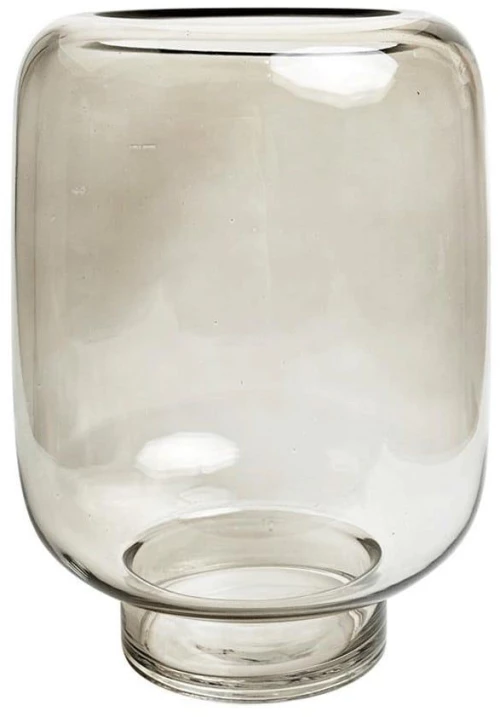 Βάζο 00.03.32523 Φ17x25cm Grey Γυαλί