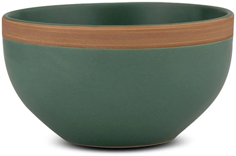 Μπωλ Δημητριακών Athena 10-141-065 14cm Green Nava Πηλός