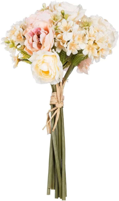 Τεχνητό Μπουκέτο Peony 21087 30cm Multi GloboStar Πολυαιθυλένιο,Ύφασμα