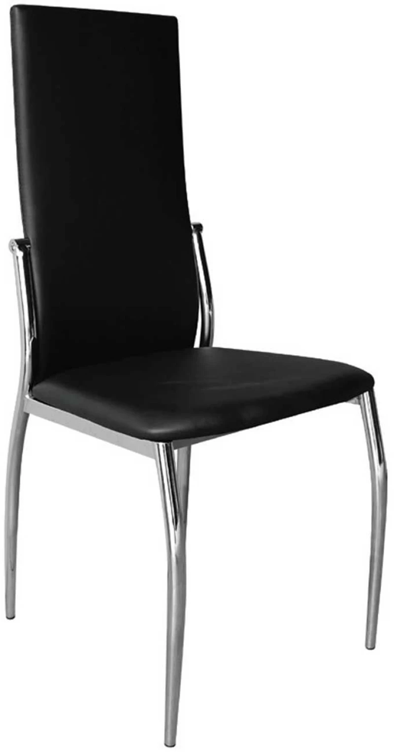 Καρέκλα Fresh K/D Black ΕΜ903,01 45X54X98 cm Σετ 4τμχ Μέταλλο,Τεχνόδερμα