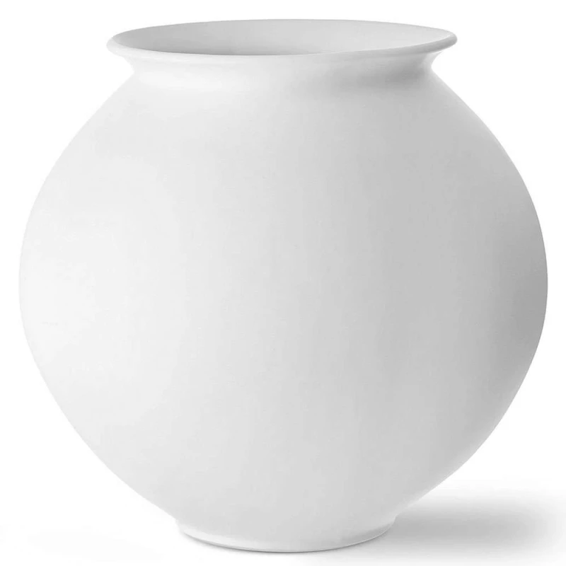 Βάζο 742TMA4861 33x33x33cm White Aberto Design Κεραμικό