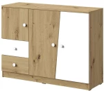 Συρταριέρα Nero 07 162293529 120x40x90cm Natural-White