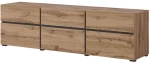 Έπιπλο Τηλεόρασης Orwell II 162693399 180x40x48cm Oak-Black