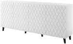 Μπουφές Asti 162581549 200x42x82cm White Πλαστικό,Μοριοσανίδα