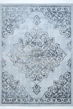 Χαλί Venice 9178ACD Light Grey-Dark Grey Ezzo 66X140cm