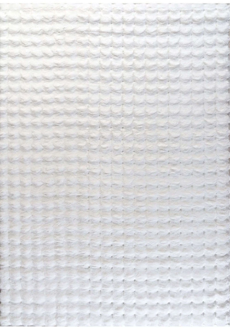 Χαλί Fuzzy 26164-060 White-Cream Merinos 140X200cm