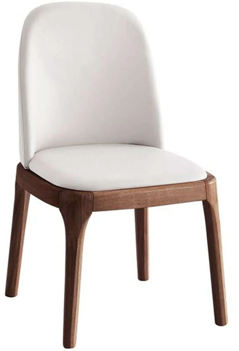 Καρέκλα Vista Ε797,1 57x46x88cm Walnut-Ecru Ξύλο,Τεχνόδερμα