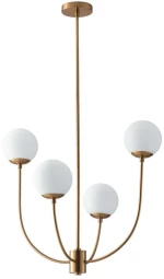 Φωτιστικό Οροφής I-Themys-U4 Brass Luce Ambiente Design Μέταλλο,Γυαλί