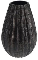 Βάζο Διακοσμητικό Trophy 83766 15,2x15,2x25cm Anthracite Artekko Μέταλλο