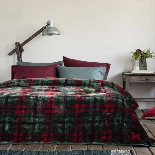 Κουβέρτα Oliver Βελουτέ Beige Nima Υπέρδιπλο 220x240cm Βελούδο,Polyester