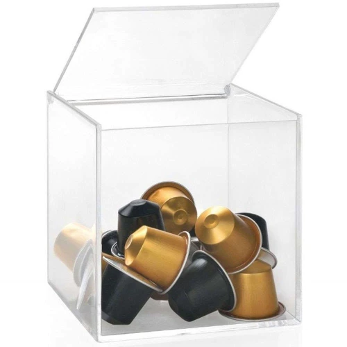 Θήκη Για Κάψουλες Espresso AH-CC24506 12x12x12cm Clear Andrea House Acrylic