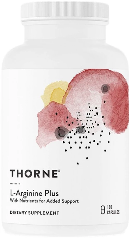 Thorne L-Arginine Plus | with L-Methyl Folate, R-ALA & Resveratrol [180 Κάψουλες]