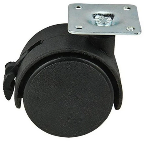 Ροδάκι Επίπλων Με Φρένο Διπλό Με Πλάκα 40mm - 31311946