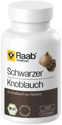 Raab Vitalfood Bio Black Garlic [50 Κάψουλες]