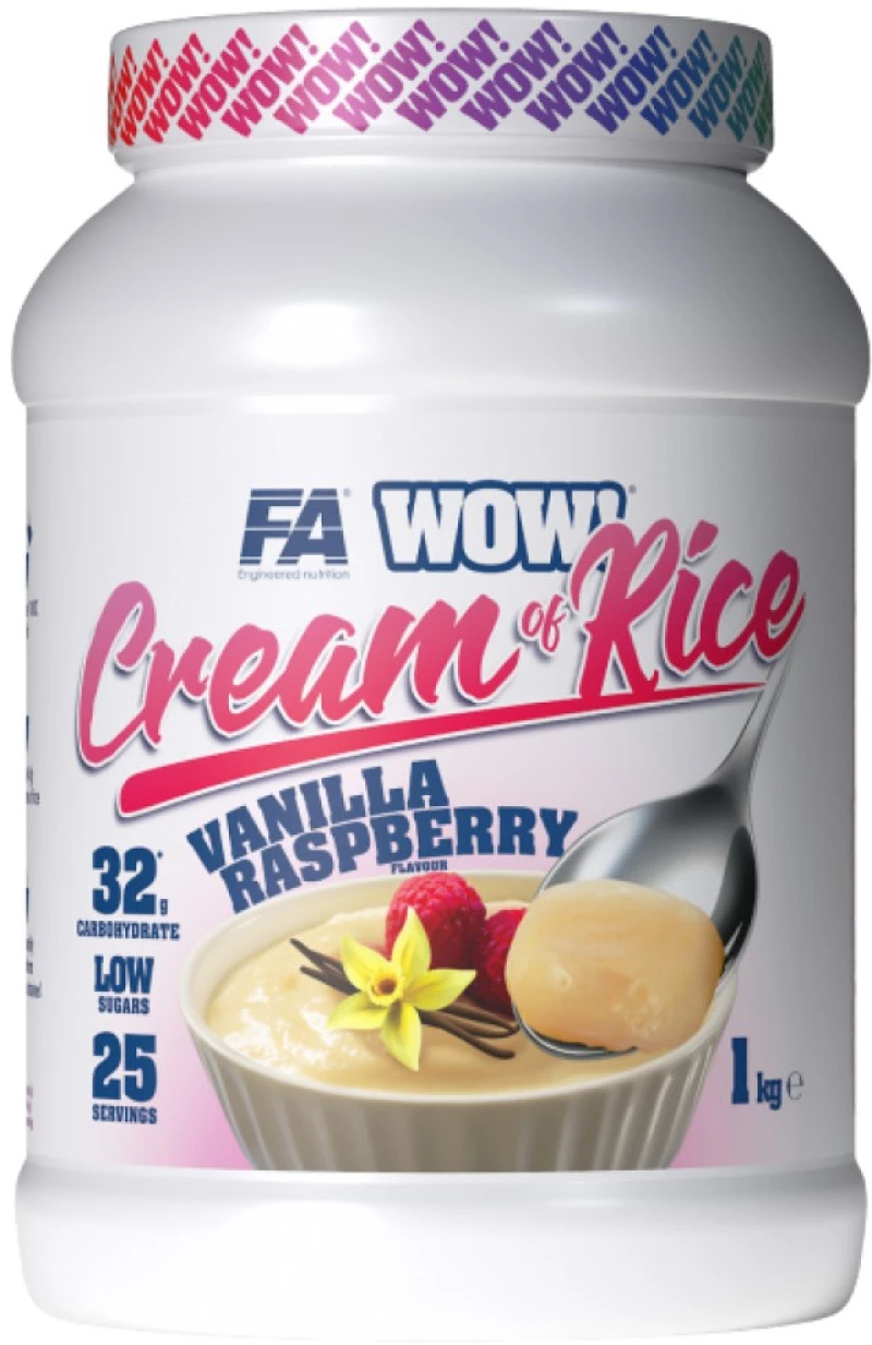 FA Nutrition WOW! Cream of Rice [1000 Γραμμάρια] Μήλο – Κεράσι