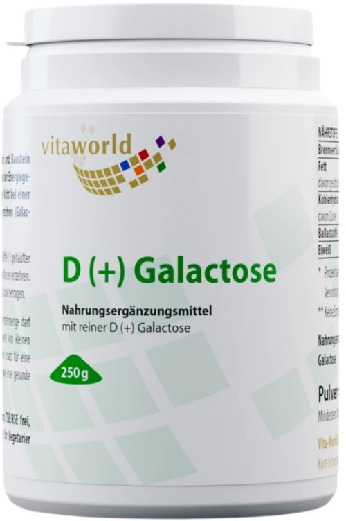 VitaWorld D(+) Galactose Powder [250 Γραμμάρια]