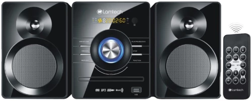 LAMTECH MINI HI-FI SYSTEM 50W BLACK