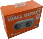 TESSAN 4 IN 1 WALL SOCKET 2xSCHUKO, 1xTYPE-C,1xUSB