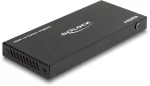 DELOCK HDMI splitter 18652 με downscaler πλήκτρο, 4 σε 1, 4K/60Hz, μαύρο