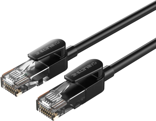 CABLETIME καλώδιο δικτύου CT-CAT6U, CAT 6 UTP, 250 MHz, CCA, 5m, μαύρο