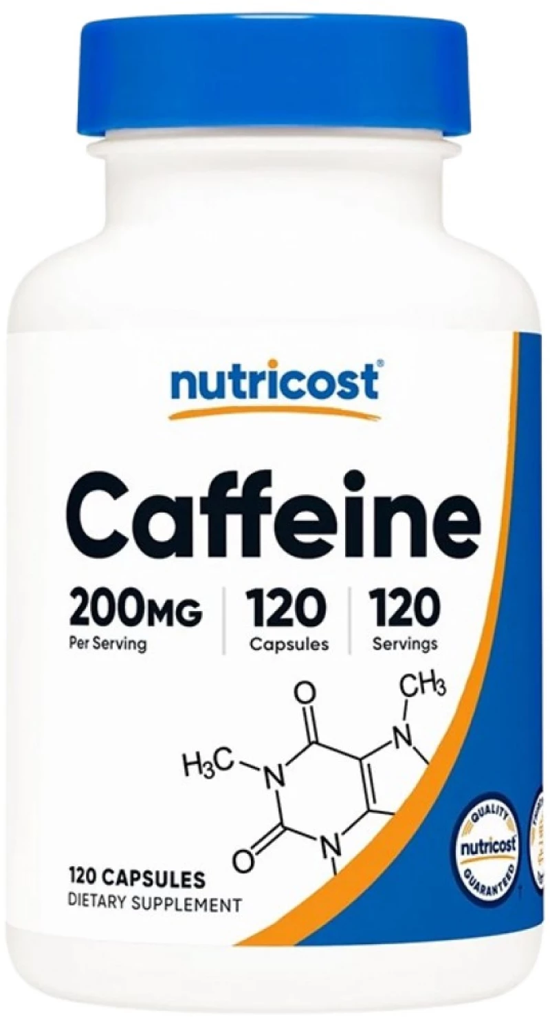 Nutricost Caffeine 200 mg [120 Κάψουλες]