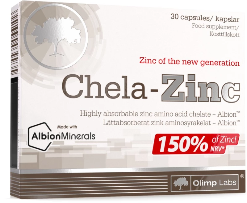Olimp Sport Nutrition Olimp Labs Chela-Zinc 15 mg [30 Κάψουλες]