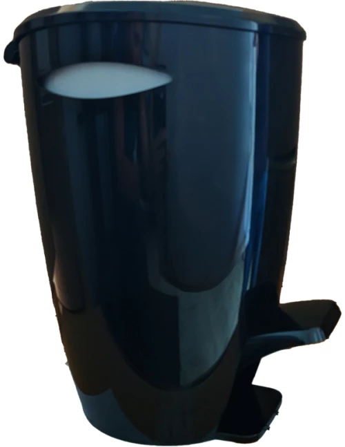 Κάδος με Πεντάλ 5lt Μαύρο Fely Marva Μ-Ε04-21
