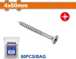 WADFOW Νοβοπανόβιδα γαλβανιζέ 4 Χ 60mm 80 τεμάχια (WXS593A11)